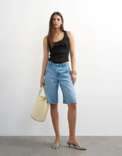 TSBRITT SL RIB SCOOP CURVE HEM VEST