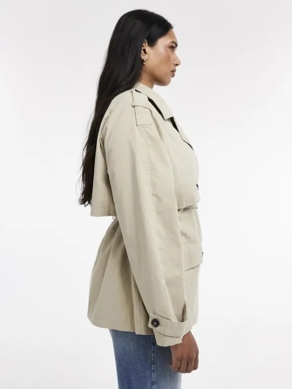 TSBROOKLYN BELTED MAC COAT