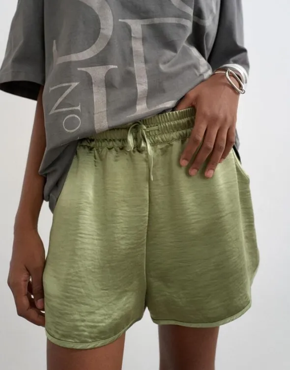 TSCILLE SATIN SHORTS WVN