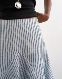 TSELOWEN LR CRINKLE MAXI SKIRT WVN