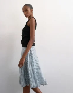 TSELOWEN LR CRINKLE MAXI SKIRT WVN