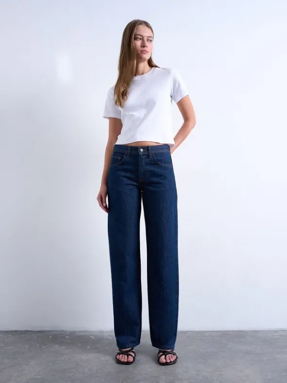 TSEMBER LR WIDE DNM JEANS DB NOOS