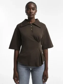 TSHELLA SS STRUCTURED POLO JRS