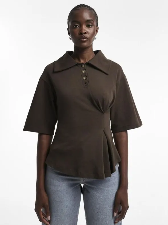TSHELLA SS STRUCTURED POLO JRS
