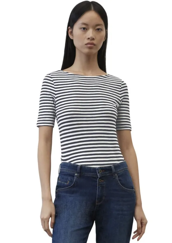 T-shirt, short sleeve, boat neck, s