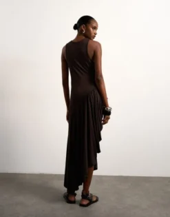 TSJULIE BUBBLE HAM MAXI DRESS JRS