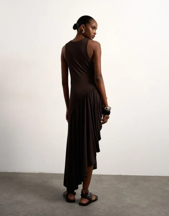TSJULIE BUBBLE HAM MAXI DRESS JRS