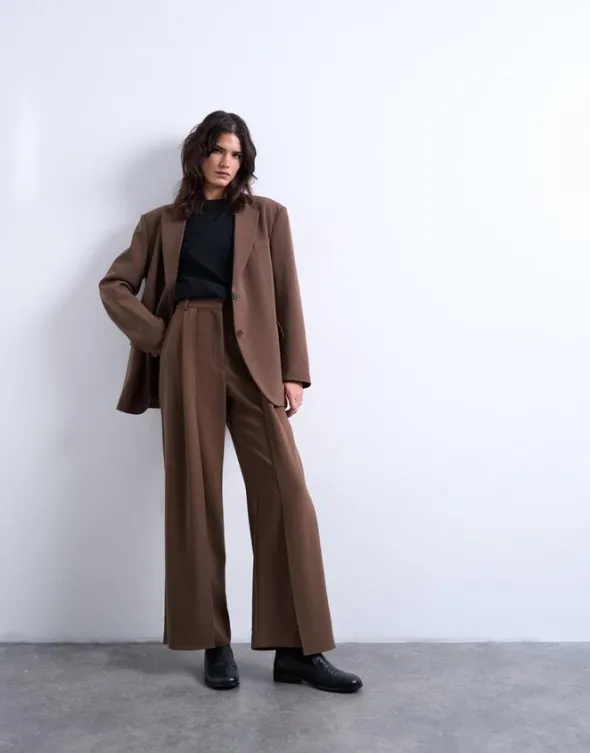 TSLUCY LS LOOSE BLAZER WVN