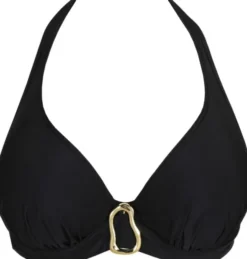 Uvita padded plunge bikini top