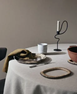 Valse Candle Holder - High - Black