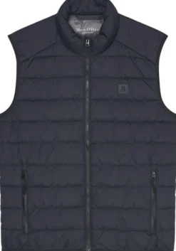 Vest, sdnd, stand-up collar, zip po