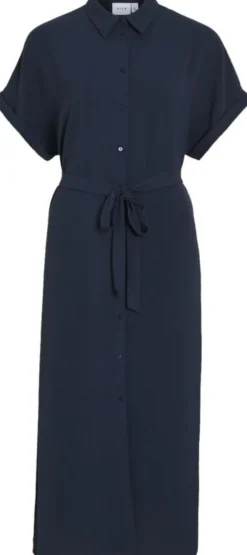 VIJACOTA S/S MIDI SHIRT DRESS/TES/L