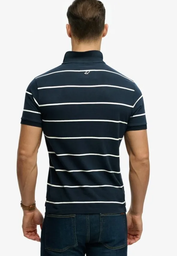 VINTAGE STRIPE JERSEY POLO