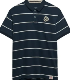 VINTAGE STRIPE JERSEY POLO