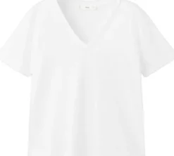 V-neck cotton T-shirt