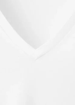 V-neck cotton T-shirt