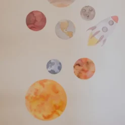 Wallsticker Solsystemet