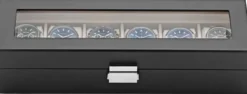 Watch Box 6 Watches Black Wood DIT0