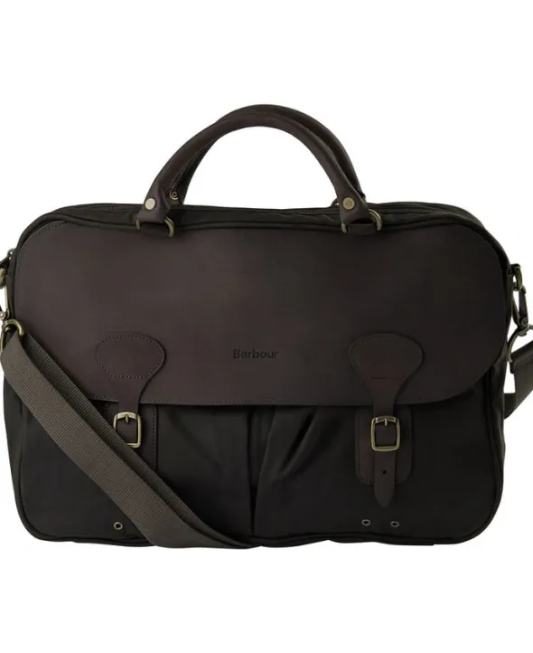 Wax Leather Briefcase