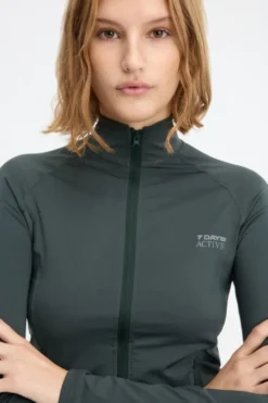 Womens Full Zip Running Top
