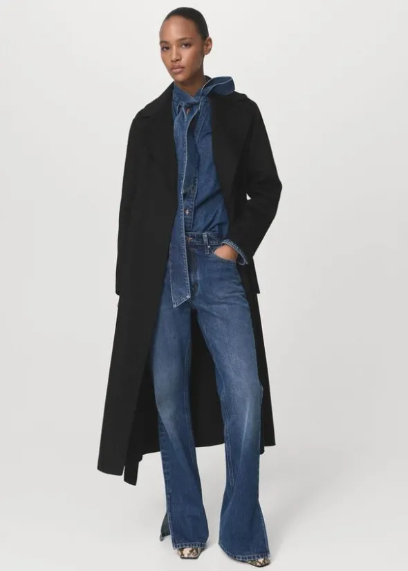 WOOL BLEND COAT. -- BATIN