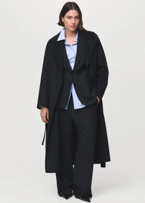 WOOL BLEND COAT. -- BATIN
