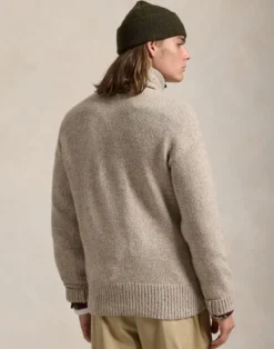 Wool-Blend Turtleneck Sweater