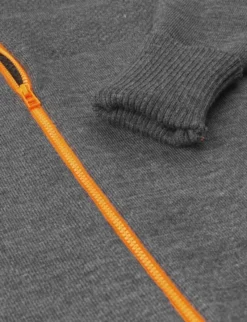 100% Wool Klemens Zip Kontrast