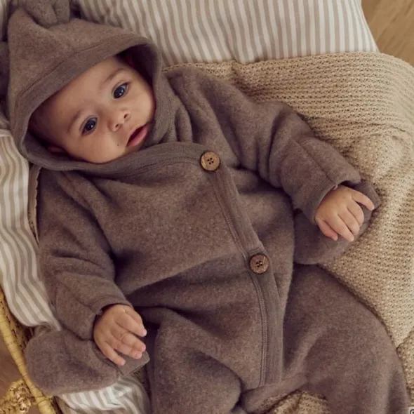 Woolly fleece suit