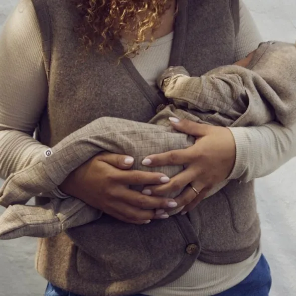 Woolly rib bodysuit