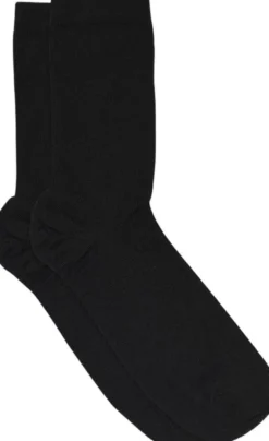 Wool rib socks