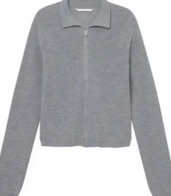 Wool Zip Cardigan Keep Me