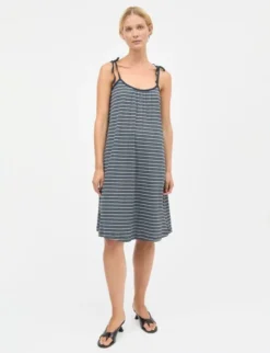2x2 Cotton Stripe Stine Dress