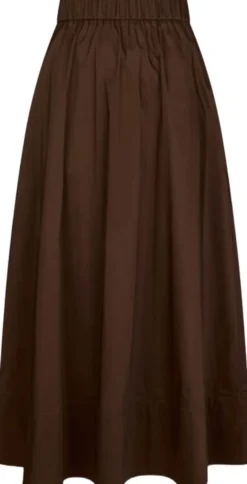 Yara Long Poplin Skirt