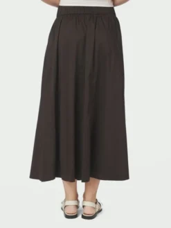 Yara Long Poplin Skirt