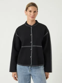 YASJENA LS KNIT CARDIGAN