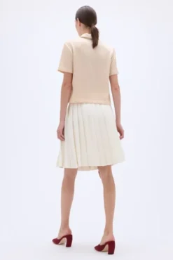 ZIPPED POLO TOP